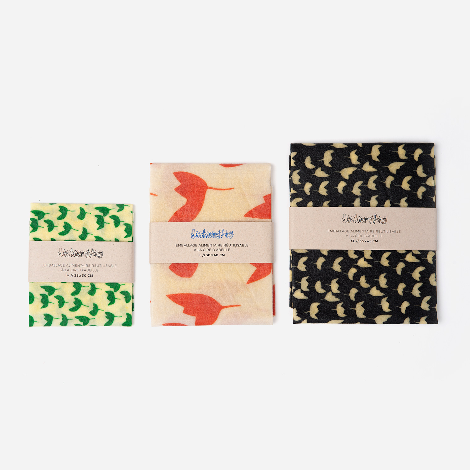 dickoepfig, Bienenwachstücher, Beewraps, emballage réutilisable, zero waste, emballage à la cire d’abeille // www.dickoepfig.ch